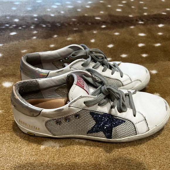 Golden goose superstar 7.5 blue glitter - Picture 3 of 5